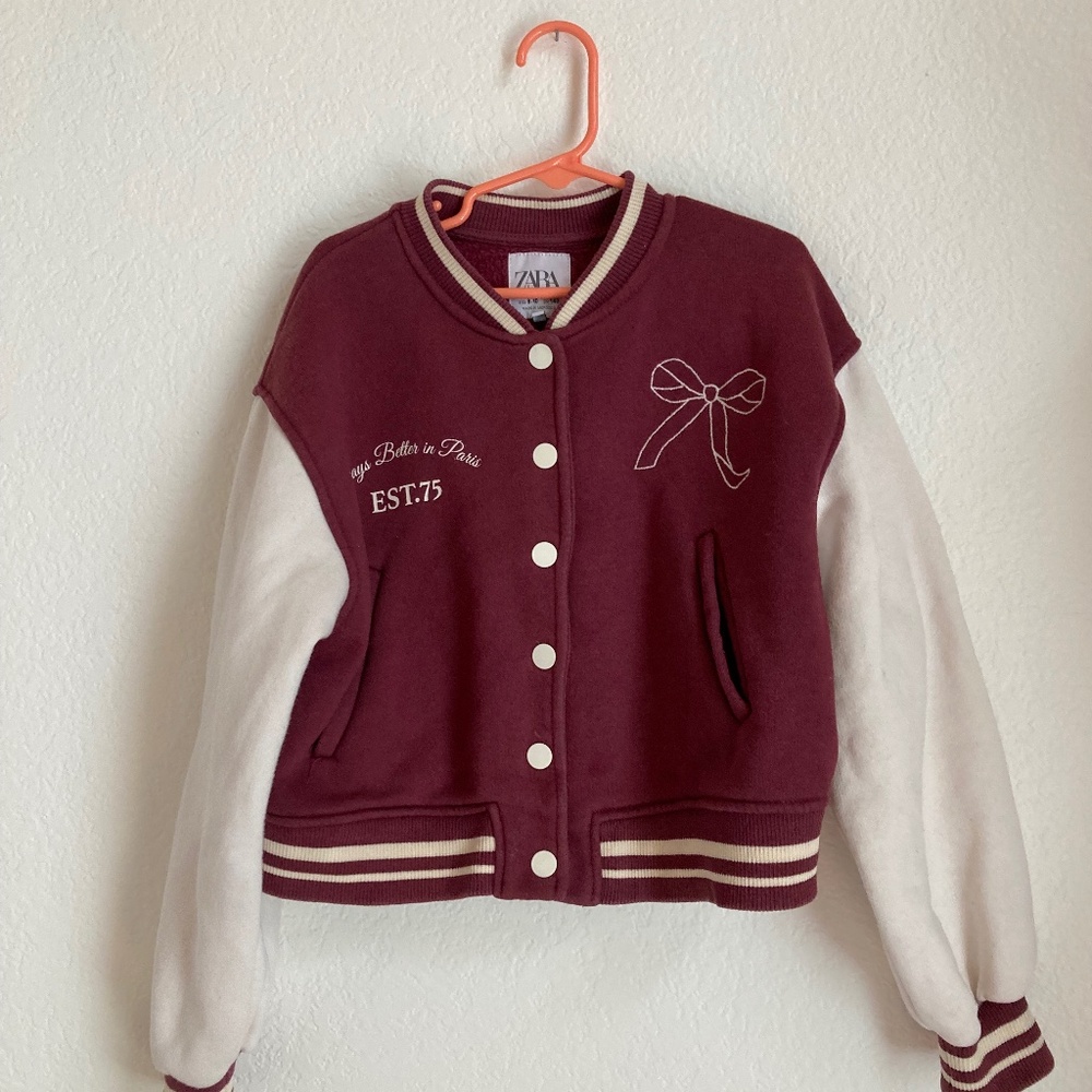 Zara bomber jacket girls size 9-10
